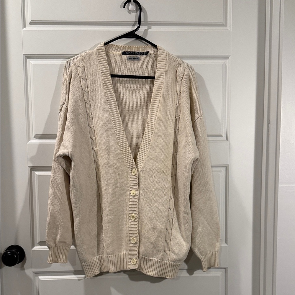 Vintage Espirit Basix cardigan small